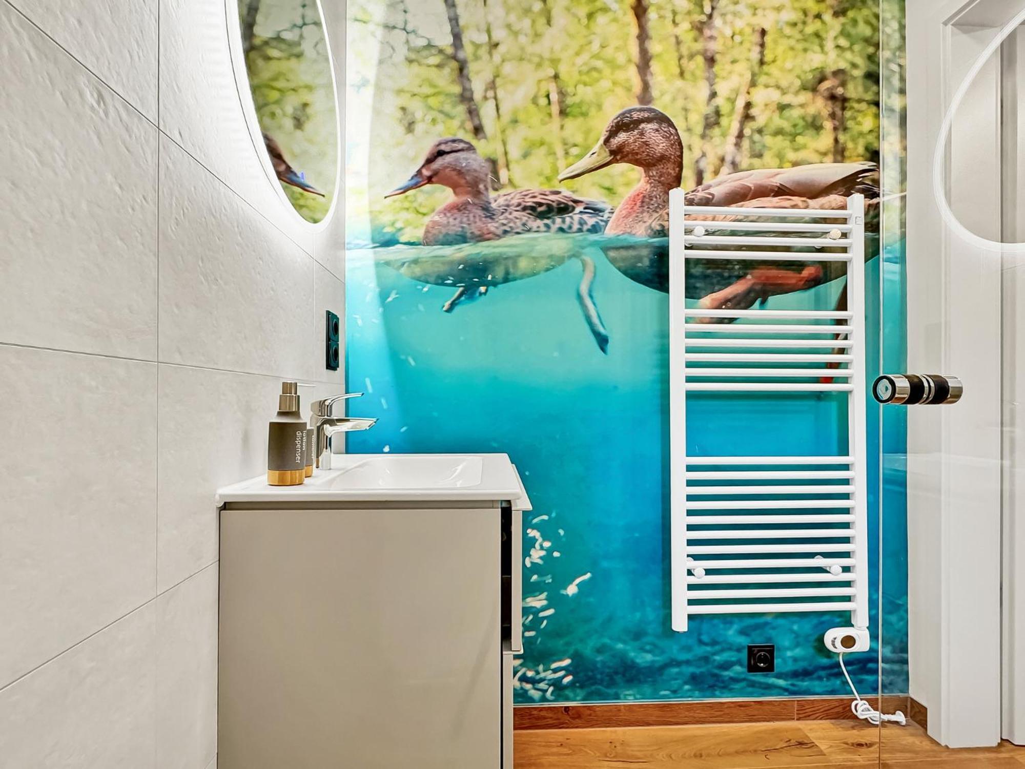 Cblue: Seeblick, Kamin, Wallbox, Natur Bentwisch Exterior photo