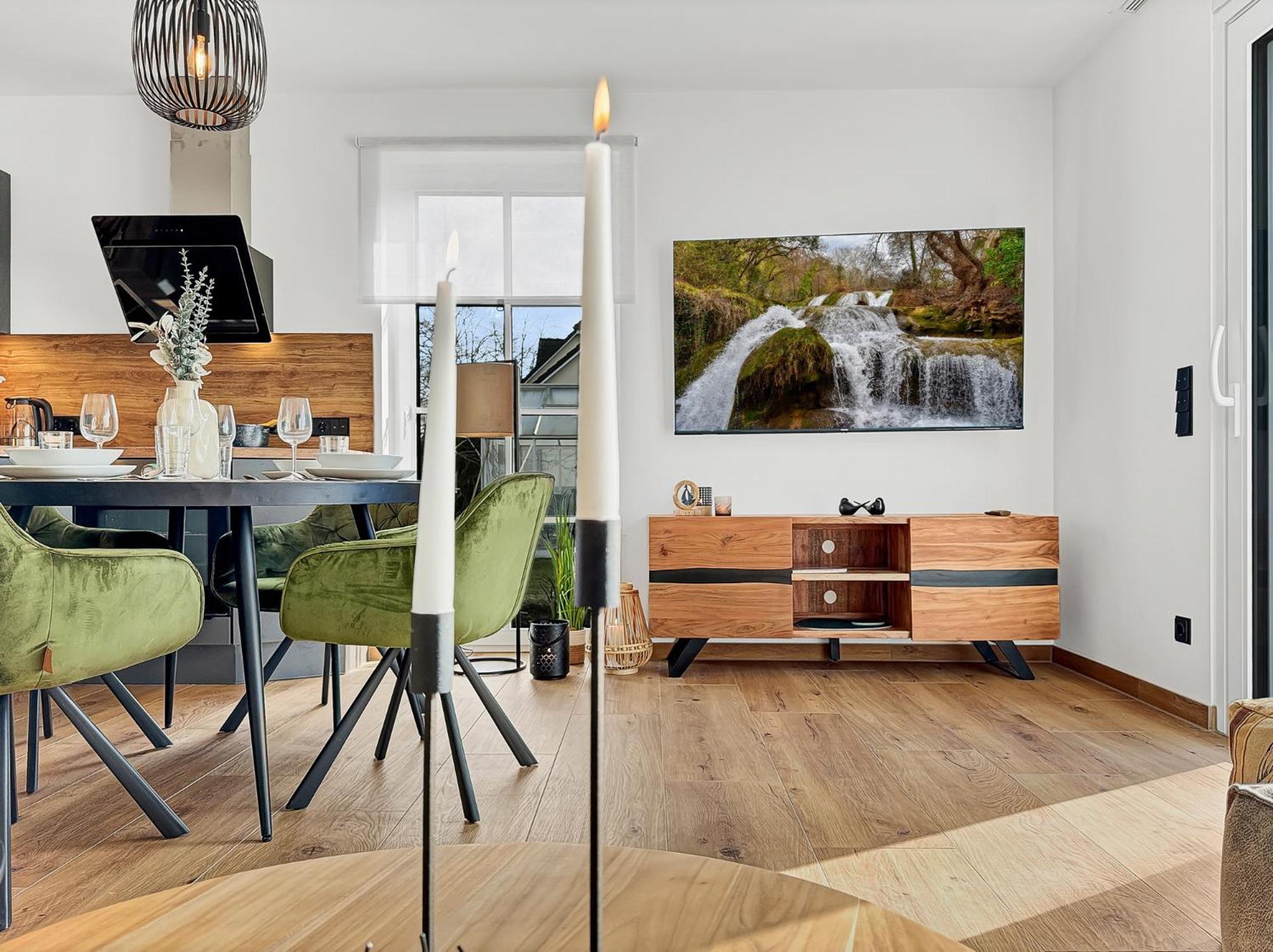 Cblue: Seeblick, Kamin, Wallbox, Natur Bentwisch Exterior photo