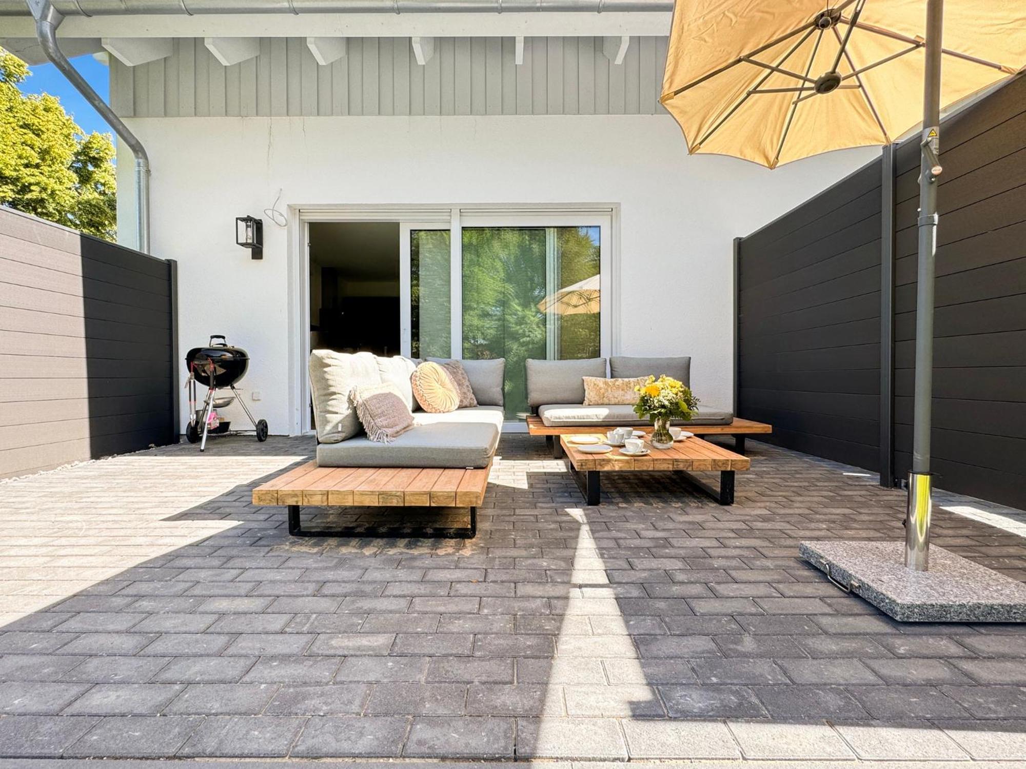 Cblue: Seeblick, Kamin, Wallbox, Natur Bentwisch Exterior photo