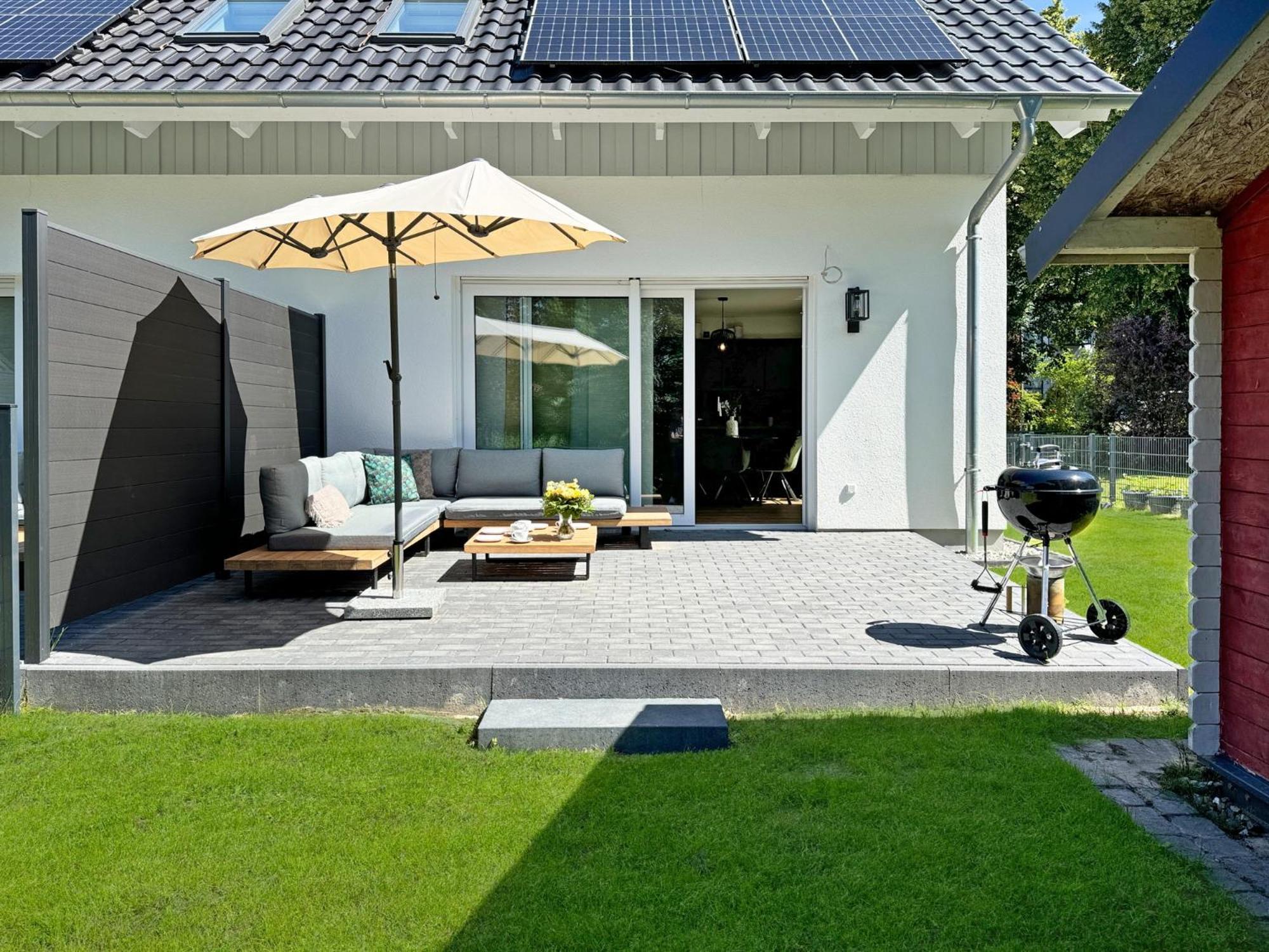 Cblue: Seeblick, Kamin, Wallbox, Natur Bentwisch Exterior photo