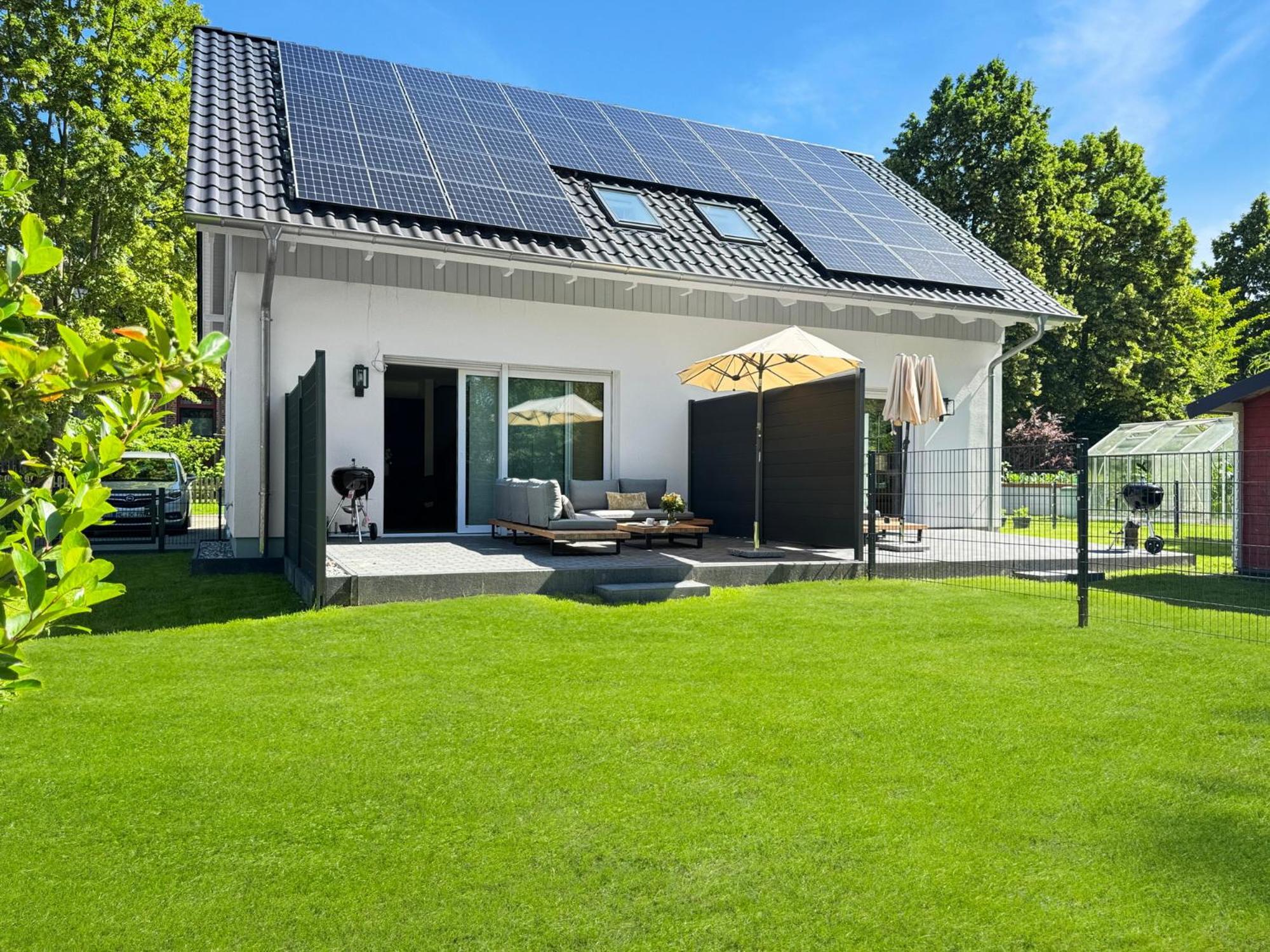 Cblue: Seeblick, Kamin, Wallbox, Natur Bentwisch Exterior photo
